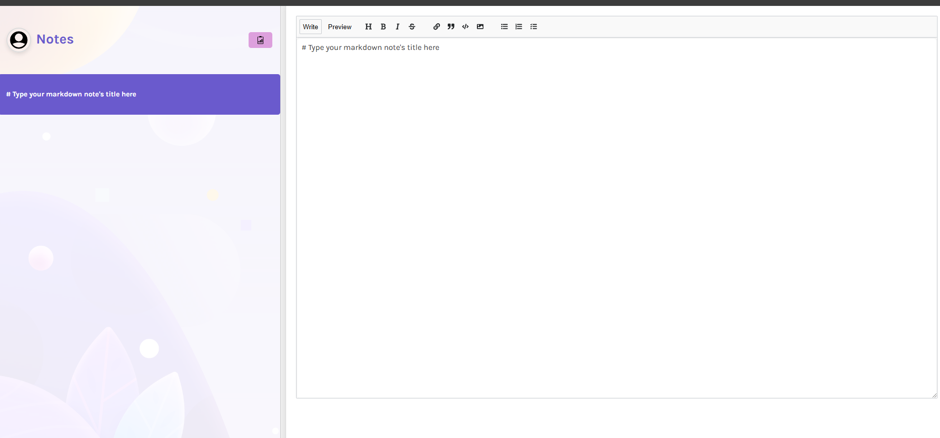 Notes App